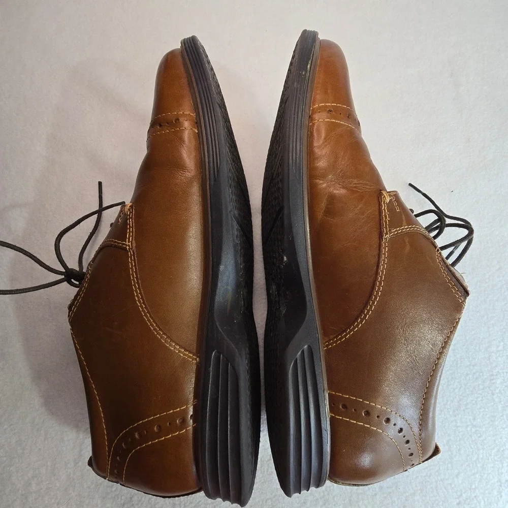 Nunn Bush Leather Cap Toe Oxford Dress Shoes Mens Sz 8 M Comfort Gel Casual 8M